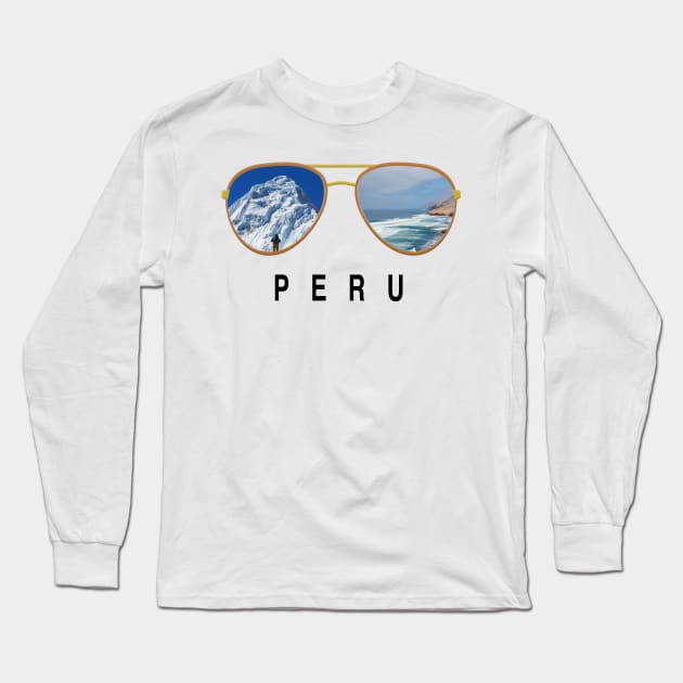 Peru Sunglasess Long Sleeve T-Shirt by JayD World